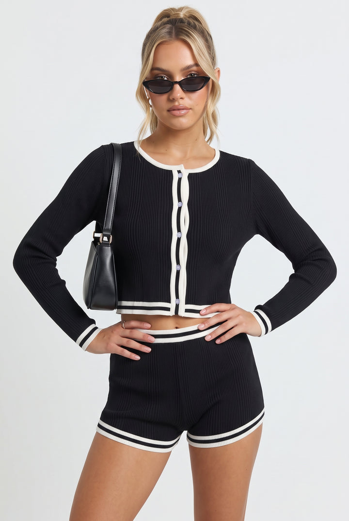 Club Ledger Knit Cardigan
