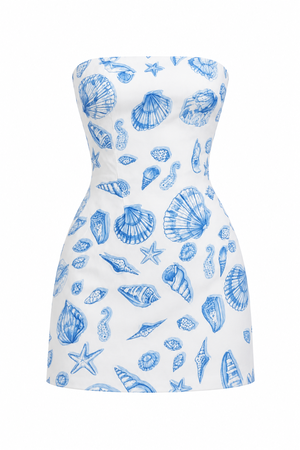 Collected Shells Linen Mini Dress