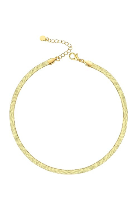 Dainty Gold Plated Choker Necklace