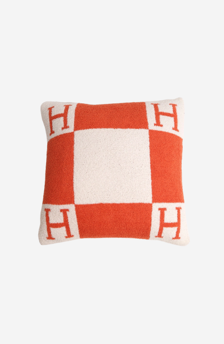 Two Tone H Pillow Cover