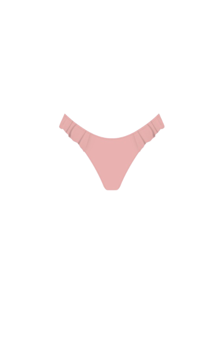 Pink Sands Two Piece Ruffle Bikini