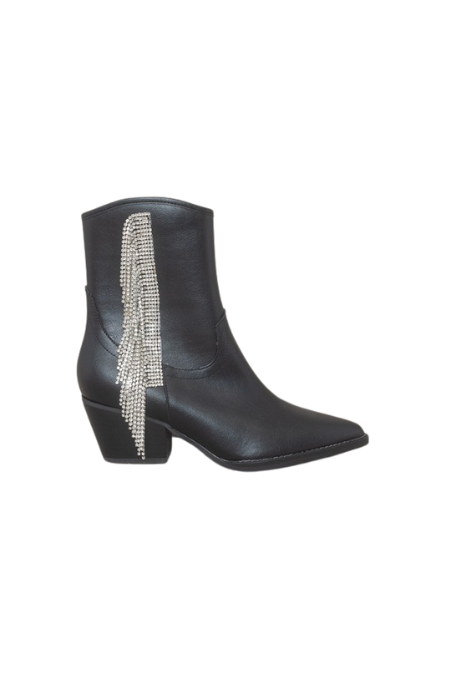 Rowan Crystal Fringe Bootie