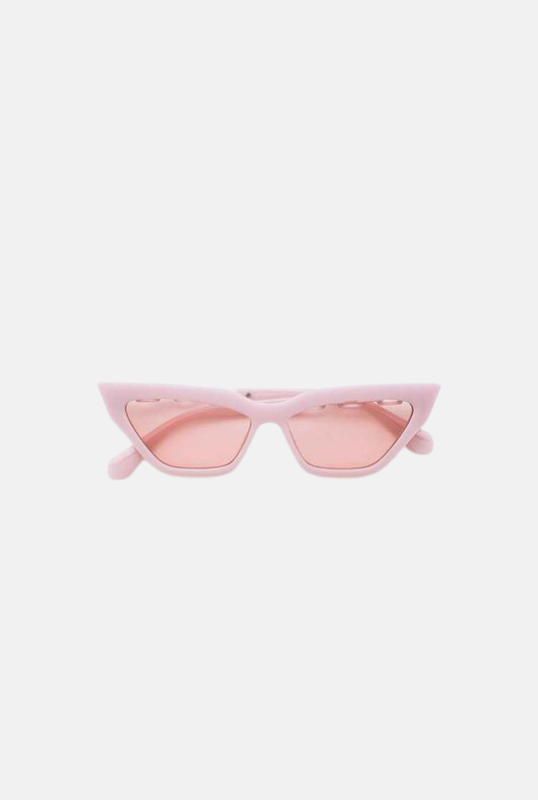 Retro Vibe Cat Eye Chain Link Sunglasses