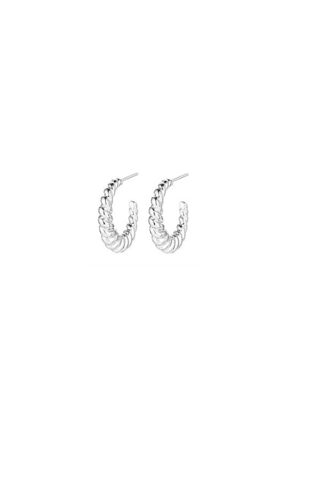 Twist Braided Hoop Earrings