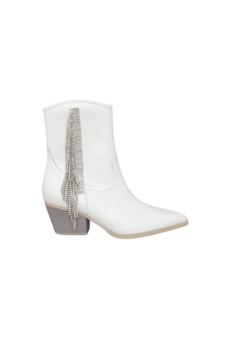 Rowan Crystal Fringe Bootie