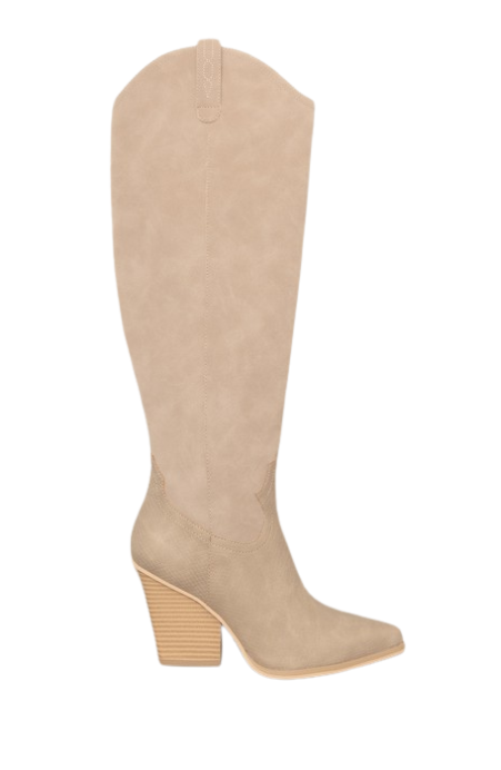 Sandalwood Western Knee High Boots