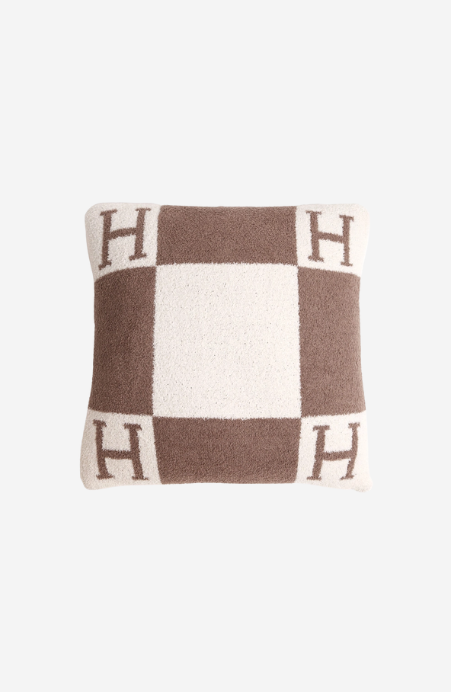 Two Tone H Pillow Cover