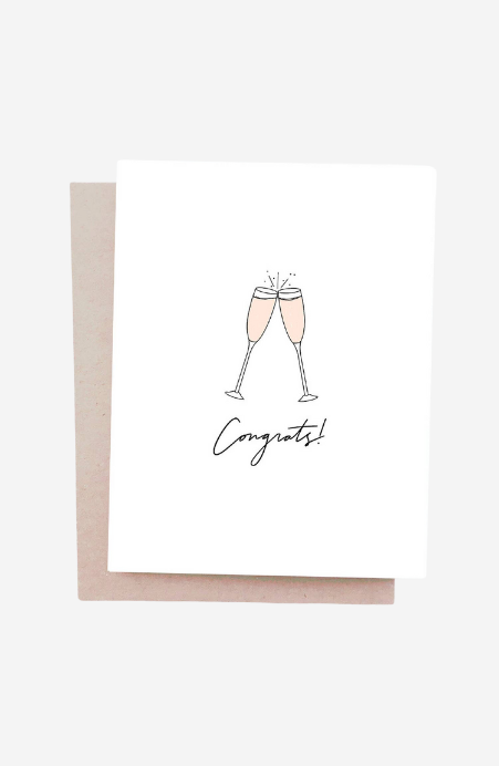 Congrats! Bubbly Card