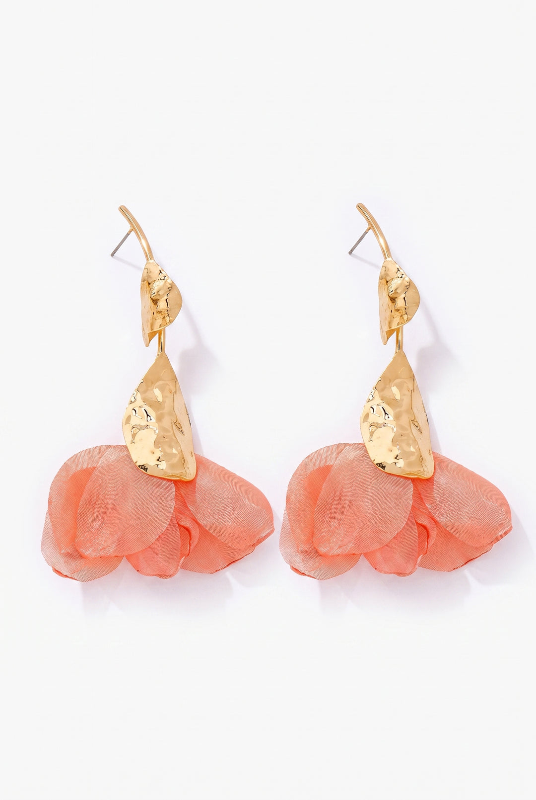 Coralie Gold Flower Earrings