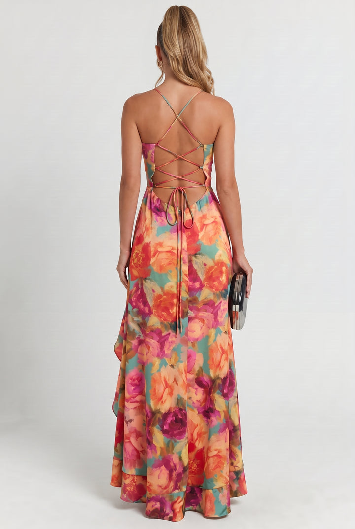 Destination Mallorca Floral Maxi Dress