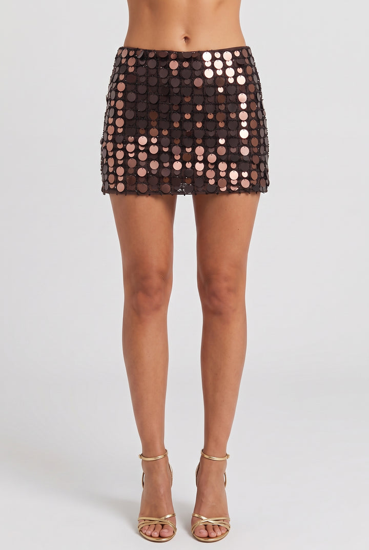 Disco Disc Mini Skirt