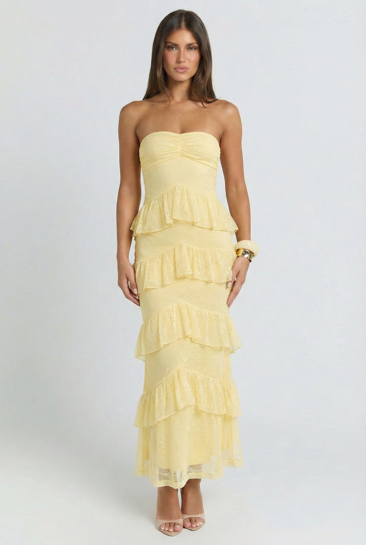 Dulce Dreams Lace Maxi Dress