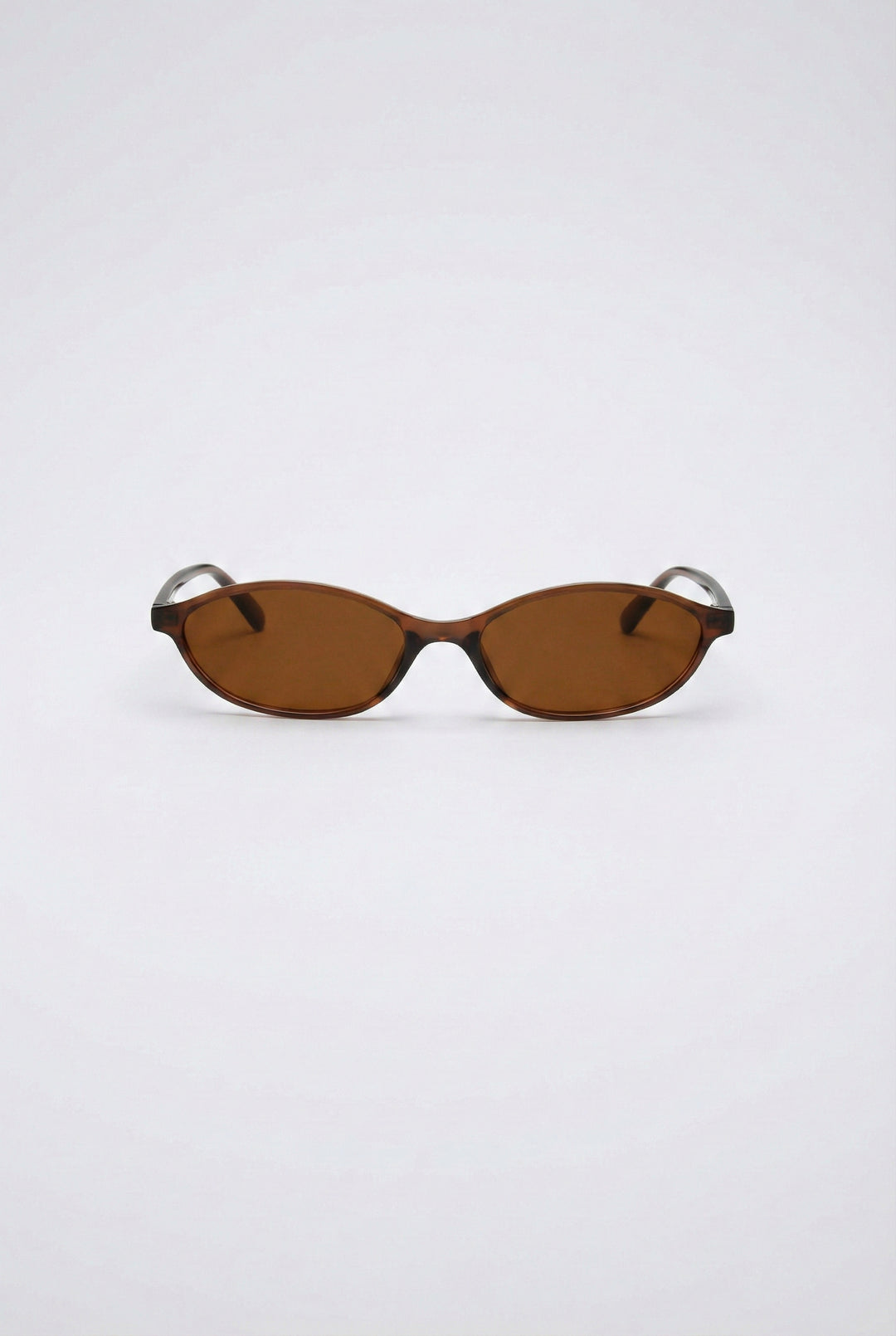 Espresso Hour Oval Sunglasses