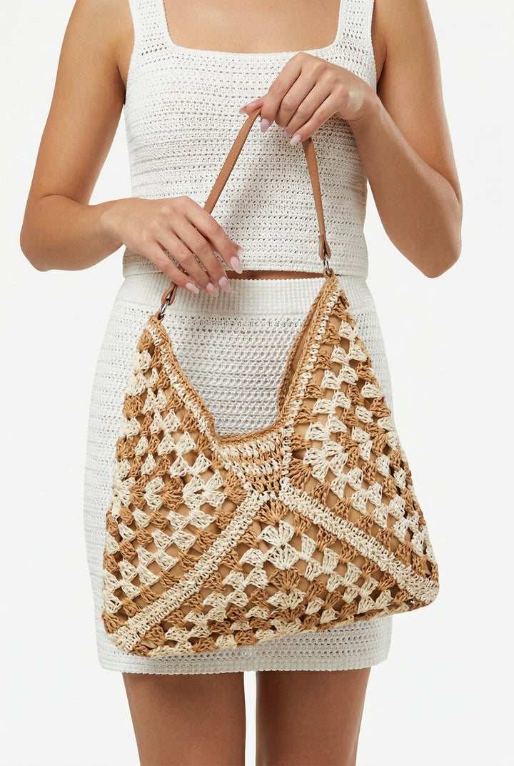 Full of Sunshine Woven Straw Shoulder Bag
