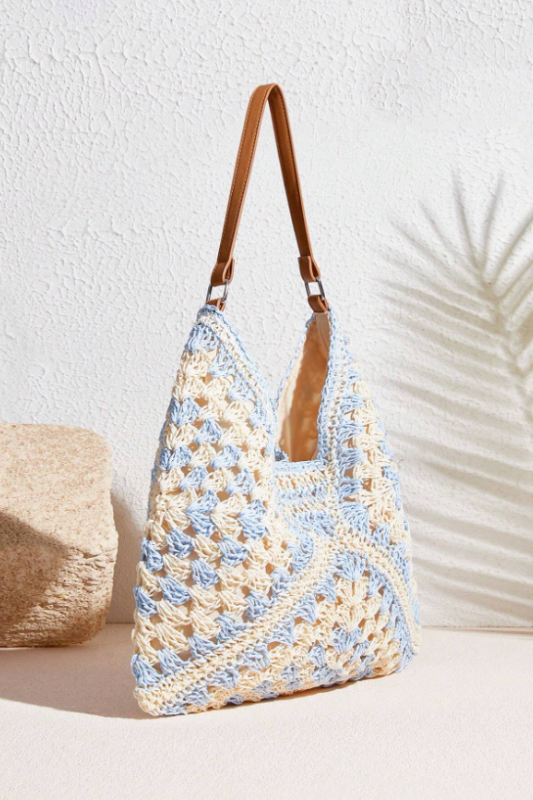 Full of Sunshine Woven Straw Shoulder Bag