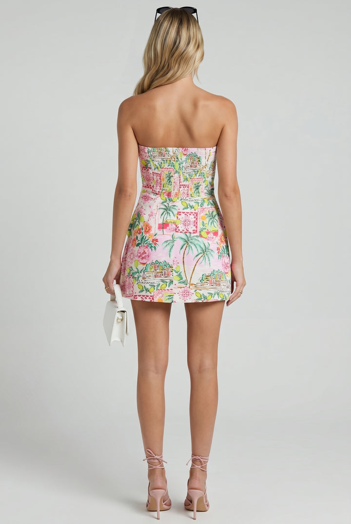 Greetings From Paradise Pocketed Mini Dress