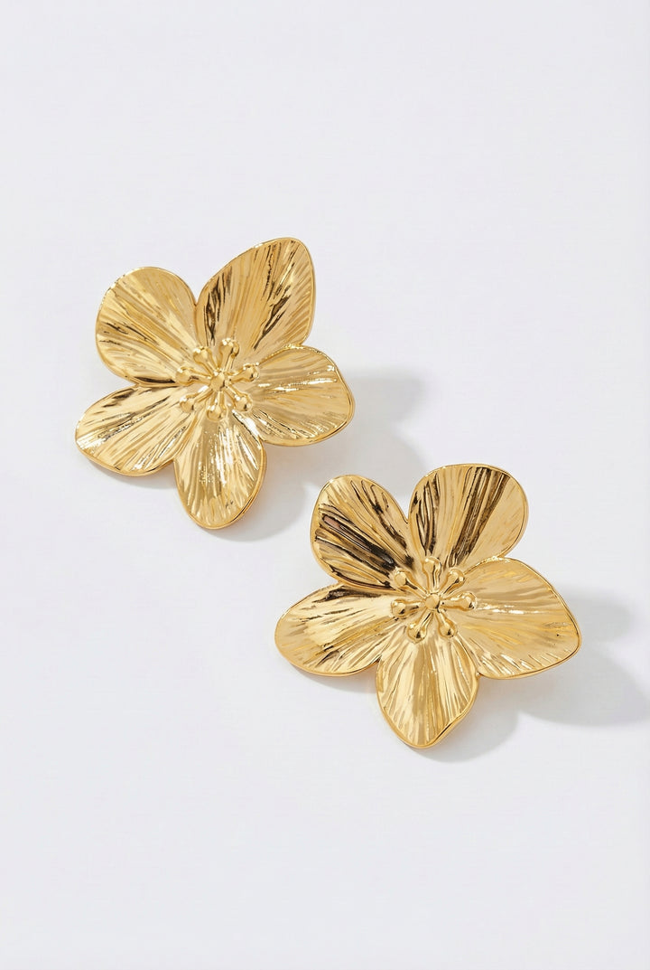 Jasmine Flower Statement Earrings