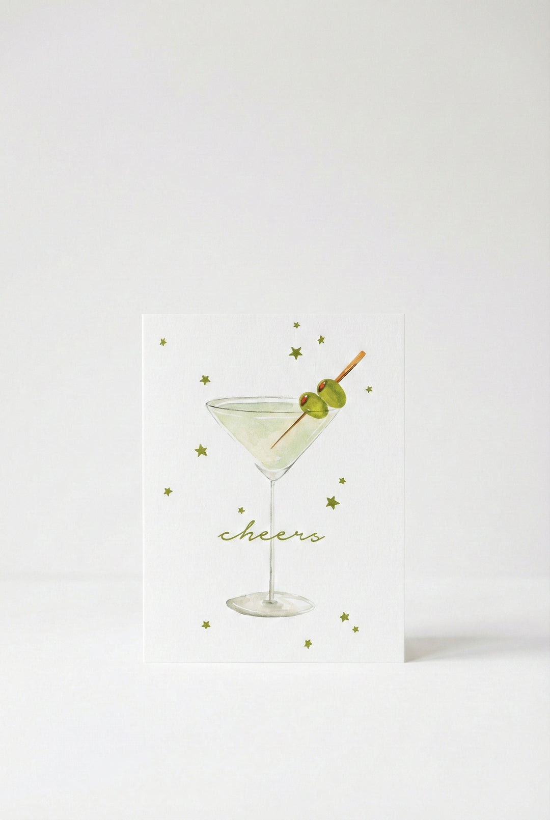 Martini Cheers Greeting Card