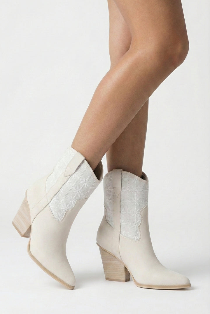 Sutton Floral Western Bootie