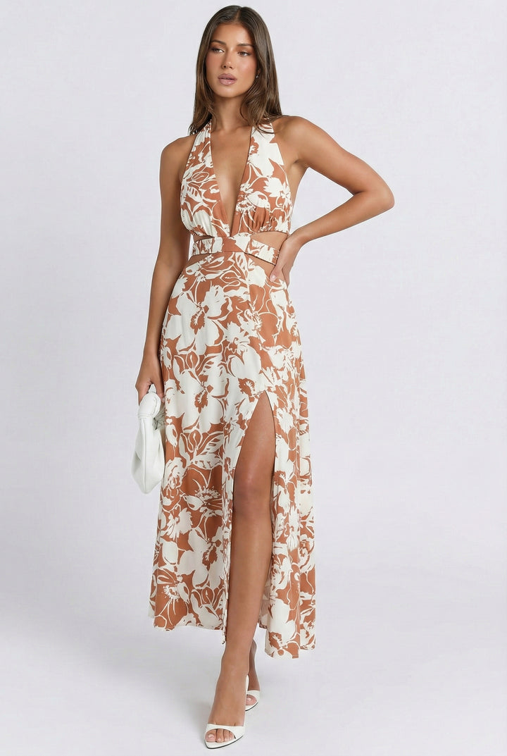 Sip And Sunset Midi Dress