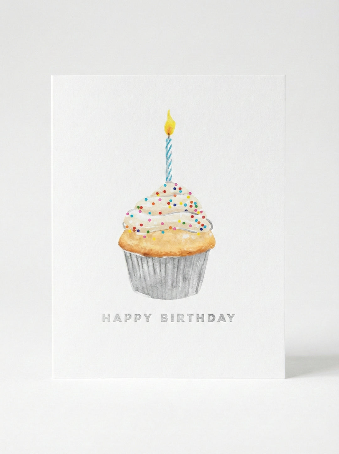 Happy Birthday Cupcake Greeting Card
