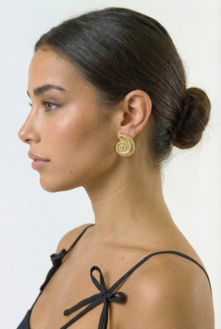 From the Shore Nautilus Earrings