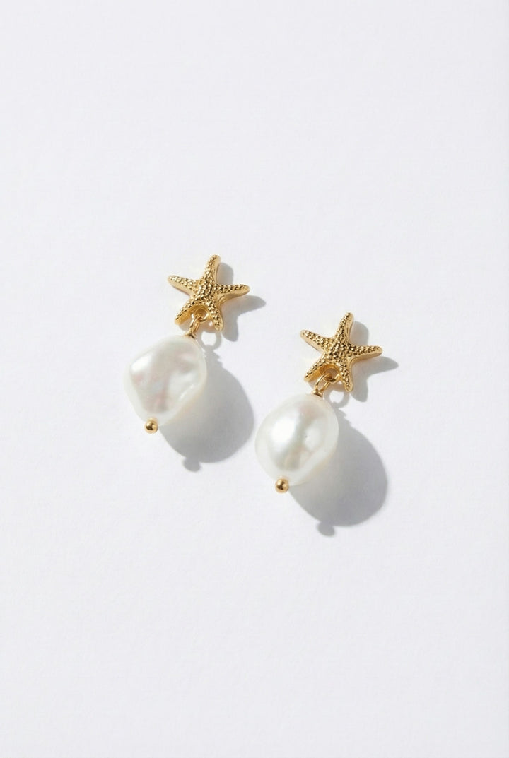 Coastal Pearl Earrings