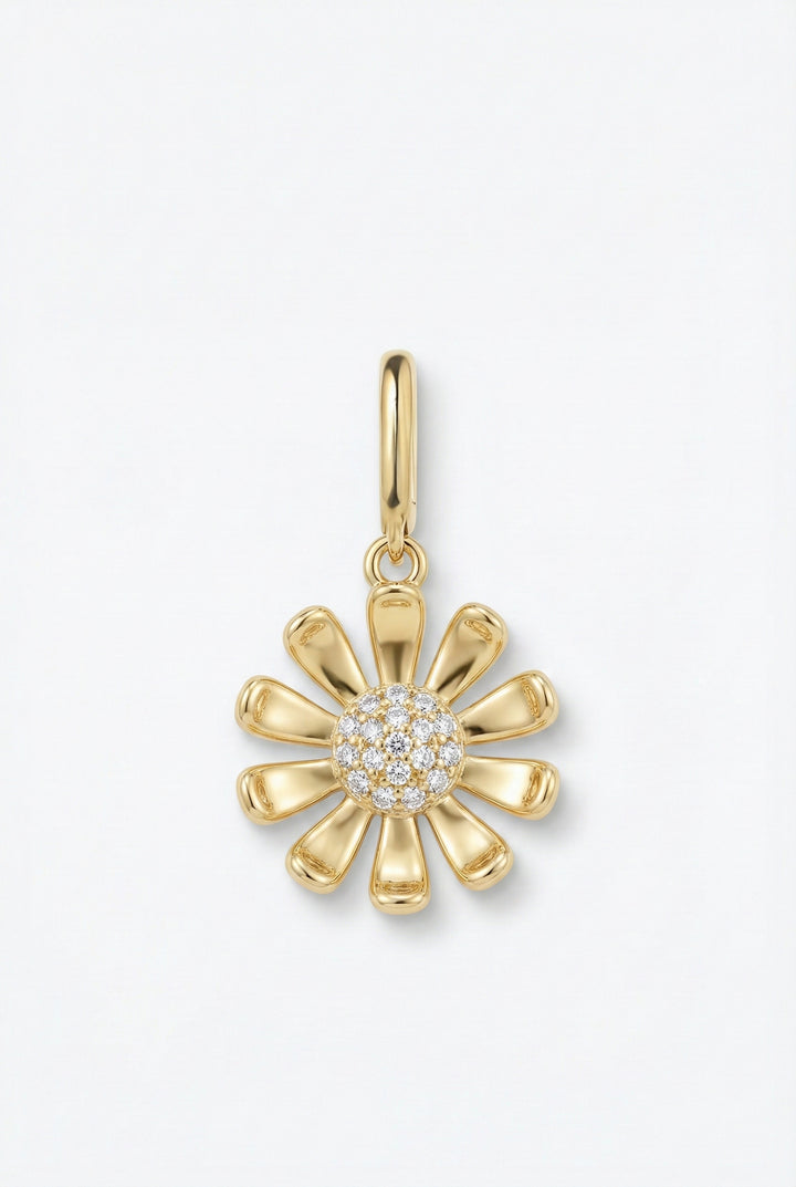 Pavé Daisy Charm