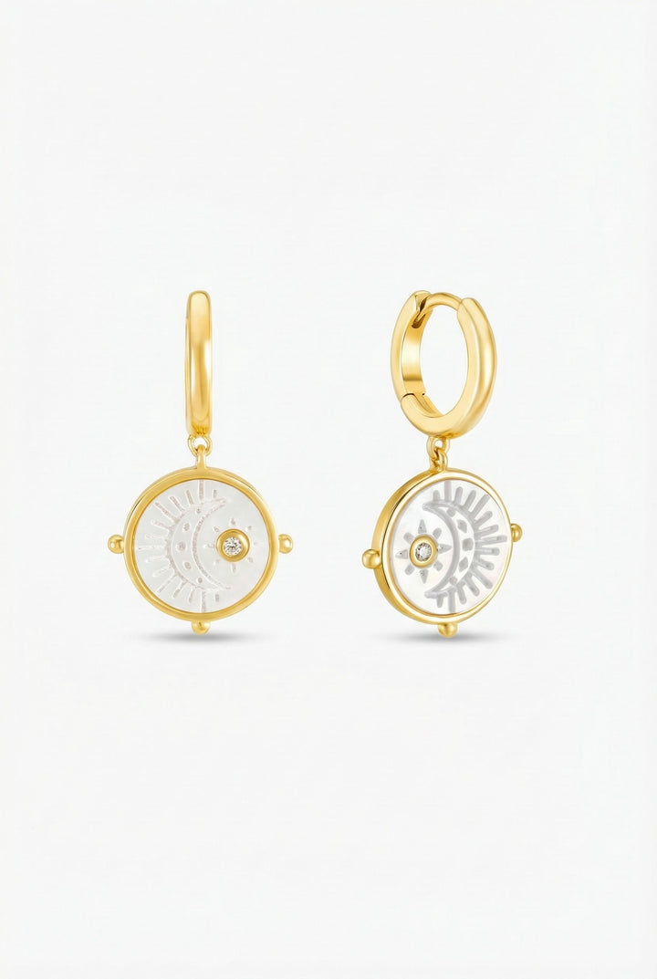 Moon Drop Earrings