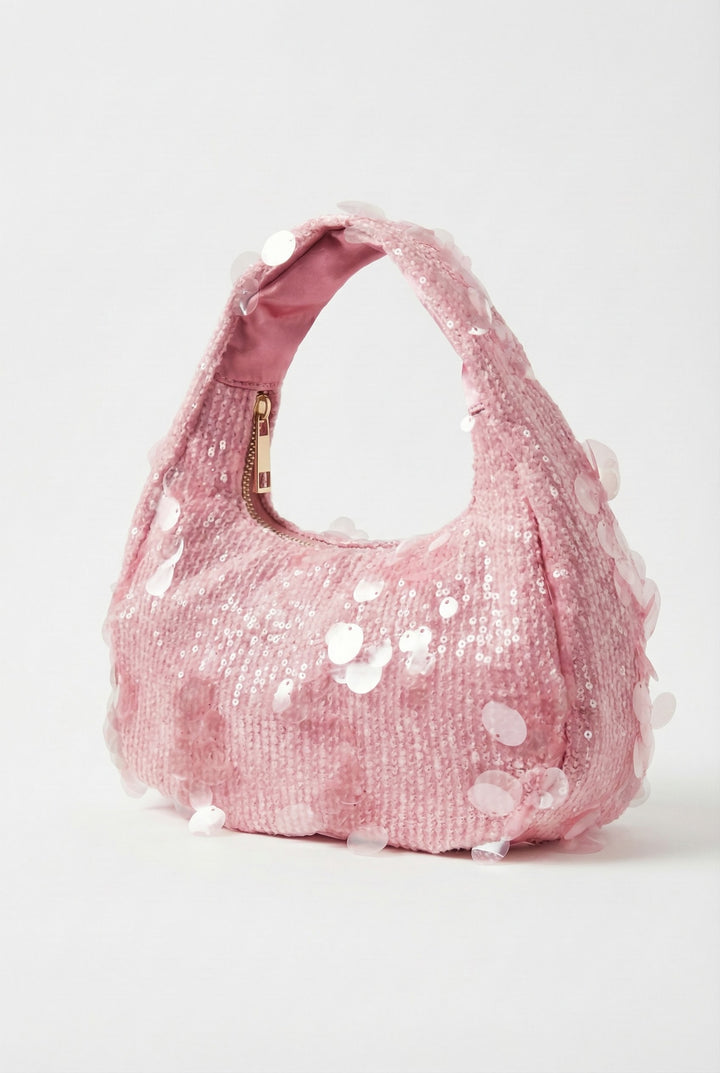 Ibiza Nights Sequin Top Handle Bag