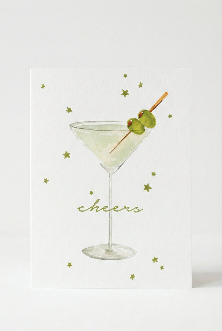 Martini Cheers Greeting Card