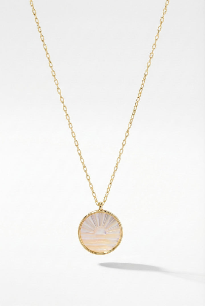 Sunset Etched Necklace