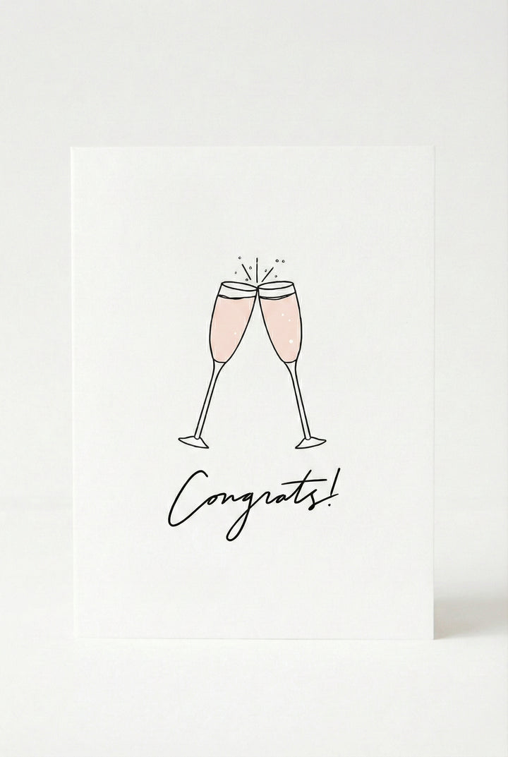 Congrats! Bubbly Card