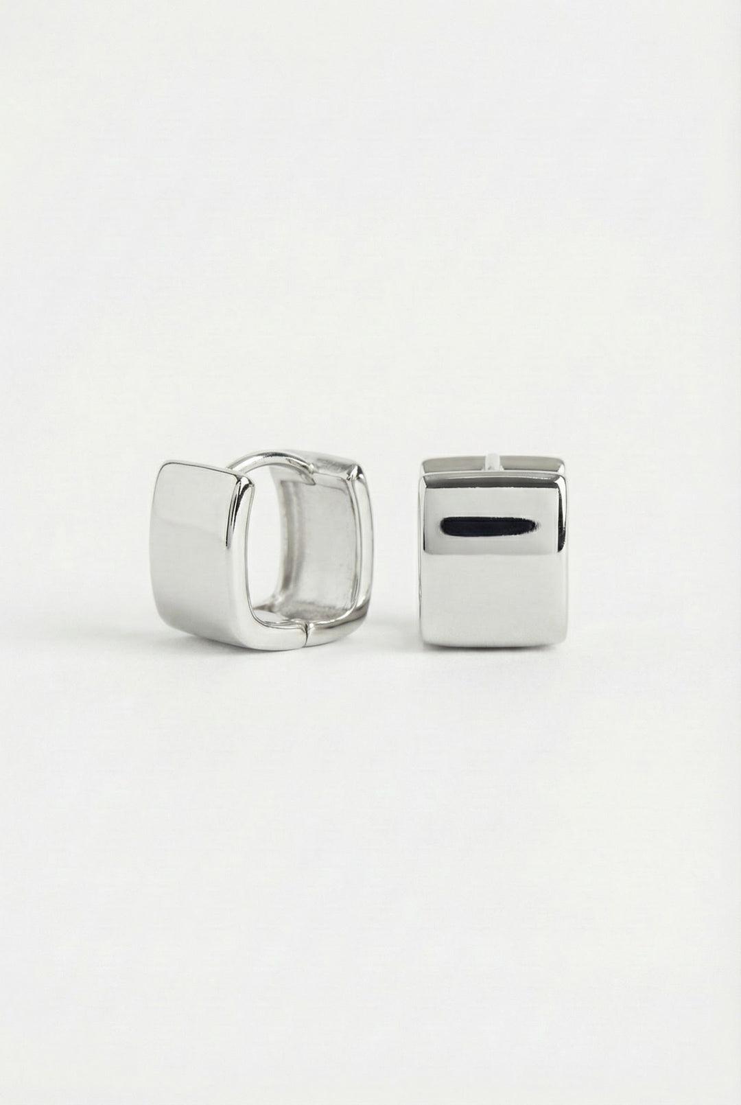 Forma Square Huggie Earrings