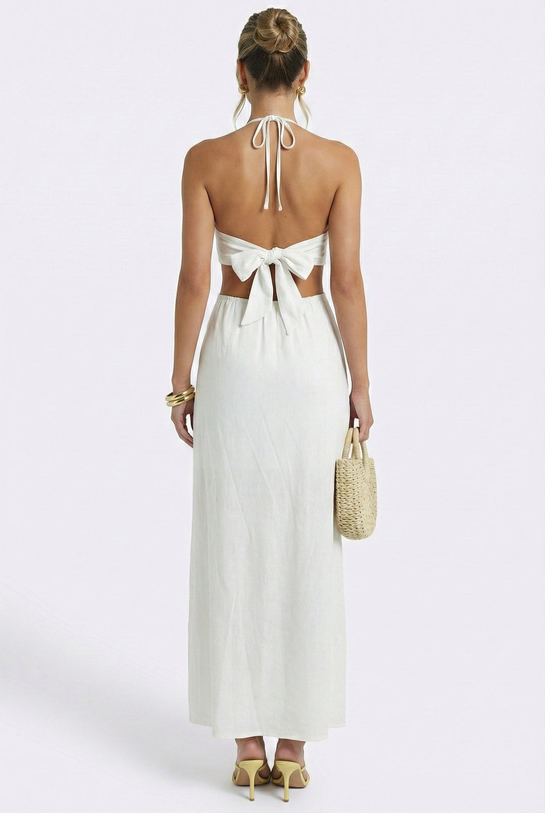 Weekend In Napa Halter Maxi Dress