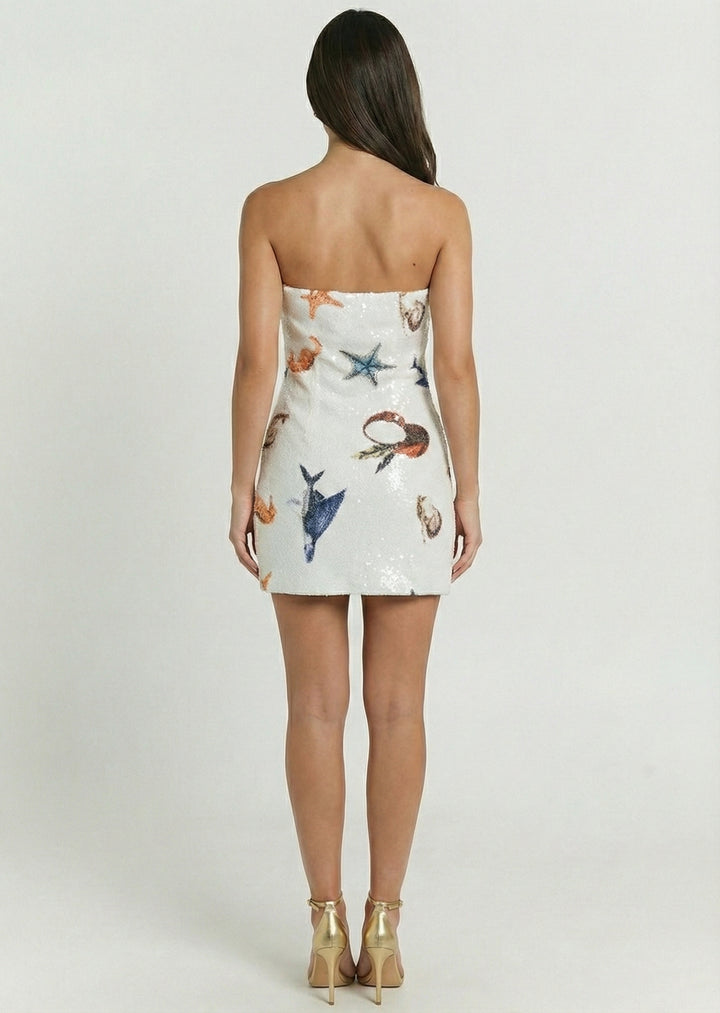 Beach Bar Sequin Mini Dress