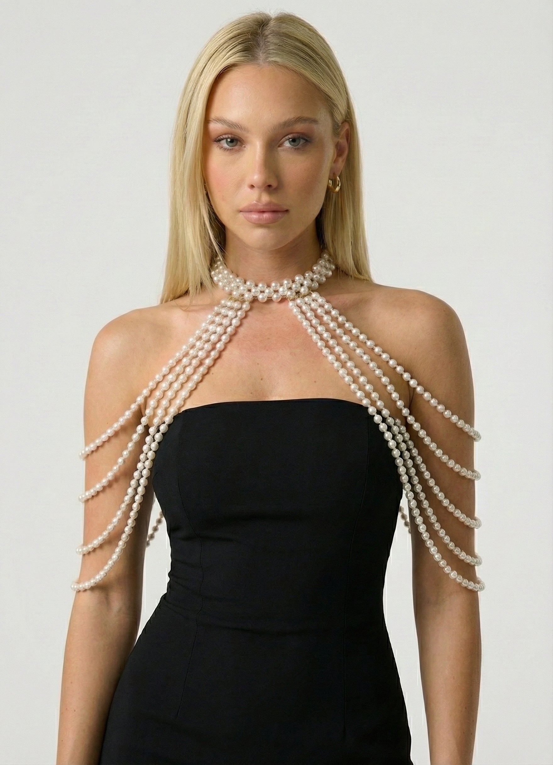 Pearl Reverie Shoulder Drape Necklace – Lithologie Co.