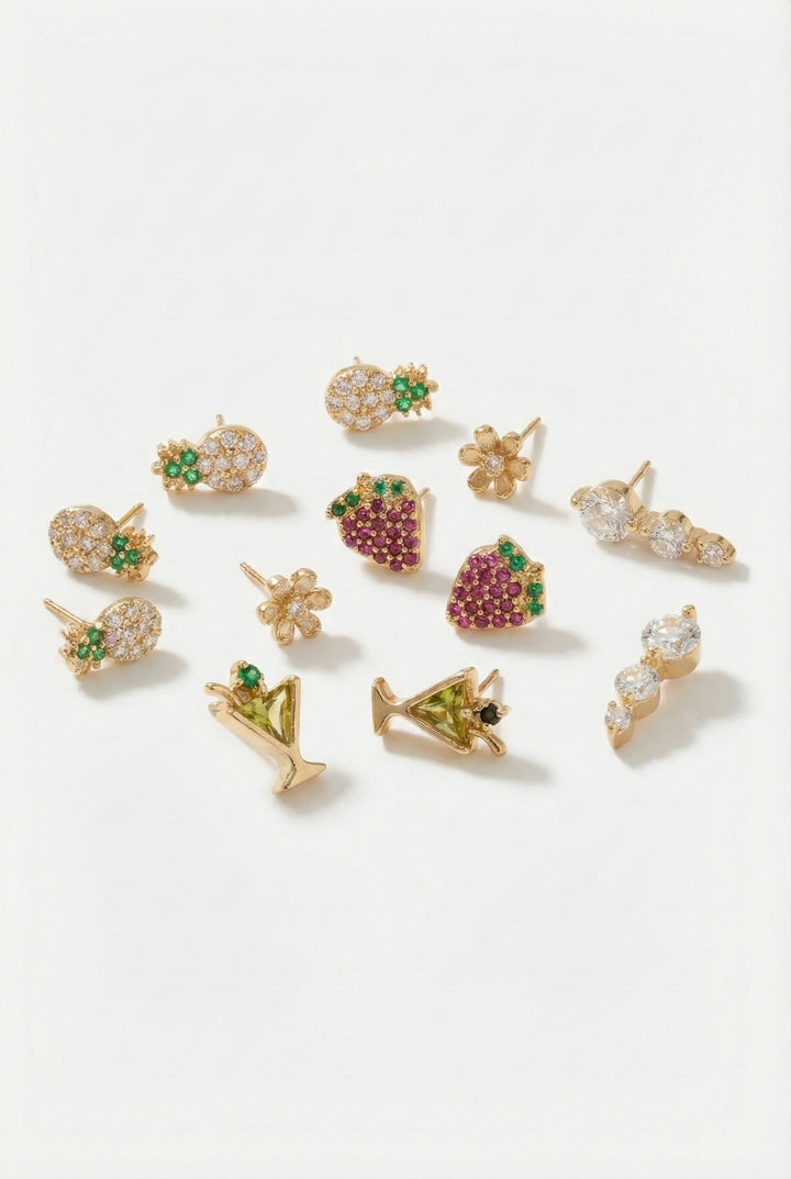 Happy Hour Stud Earring Set