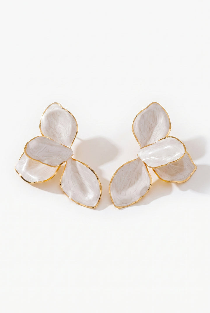 Glossy Petal Earrings