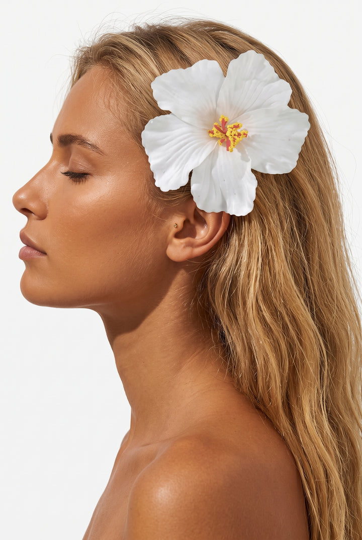 Hibiscus Flower Hair Clip