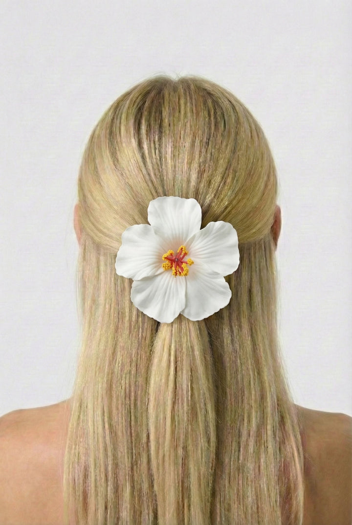 Hibiscus Flower Hair Clip