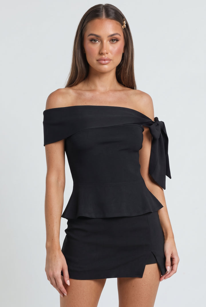 Tied Up in Paris Bow Top