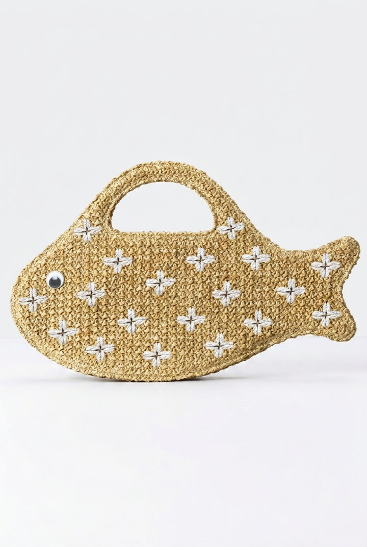 Catch of the Day Embroidered Bag