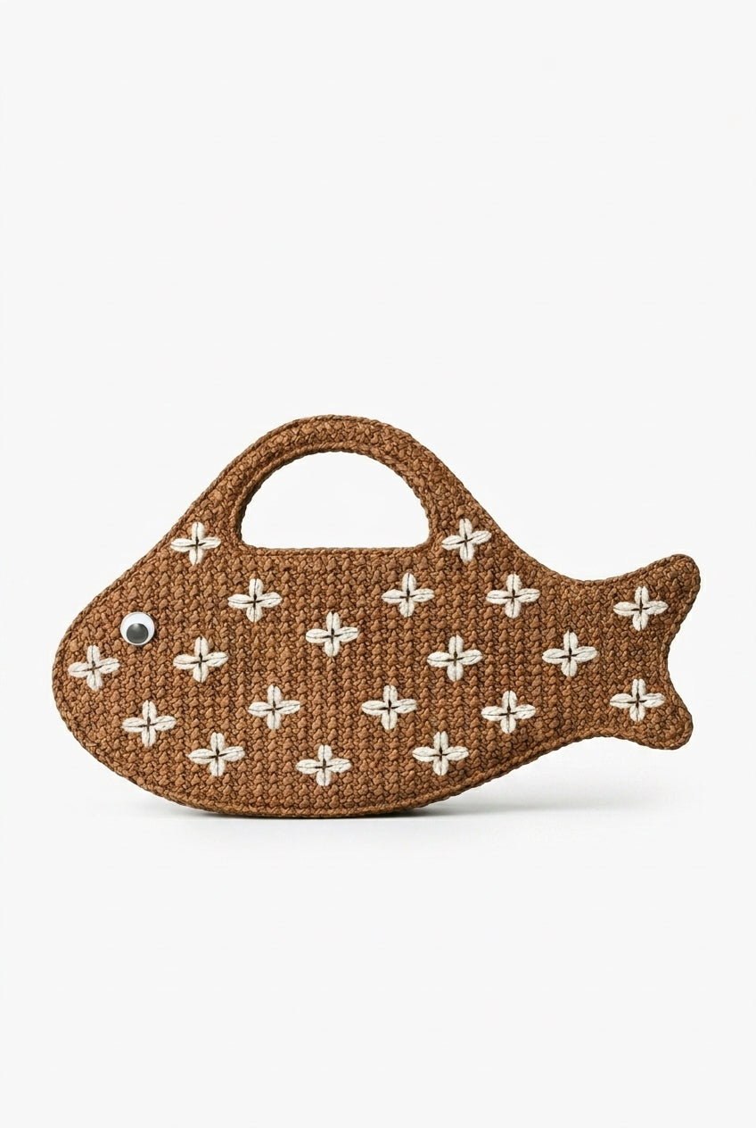 Catch of the Day Embroidered Bag