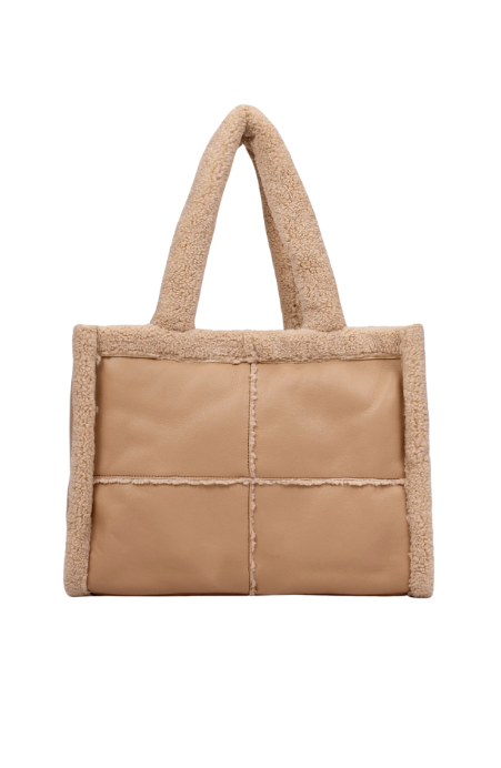 Zoey Sherpa Tote Bag