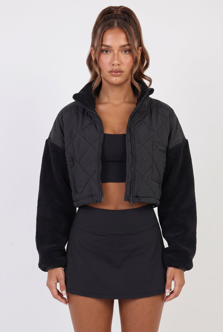 Jetset Quilted Crop Jacket