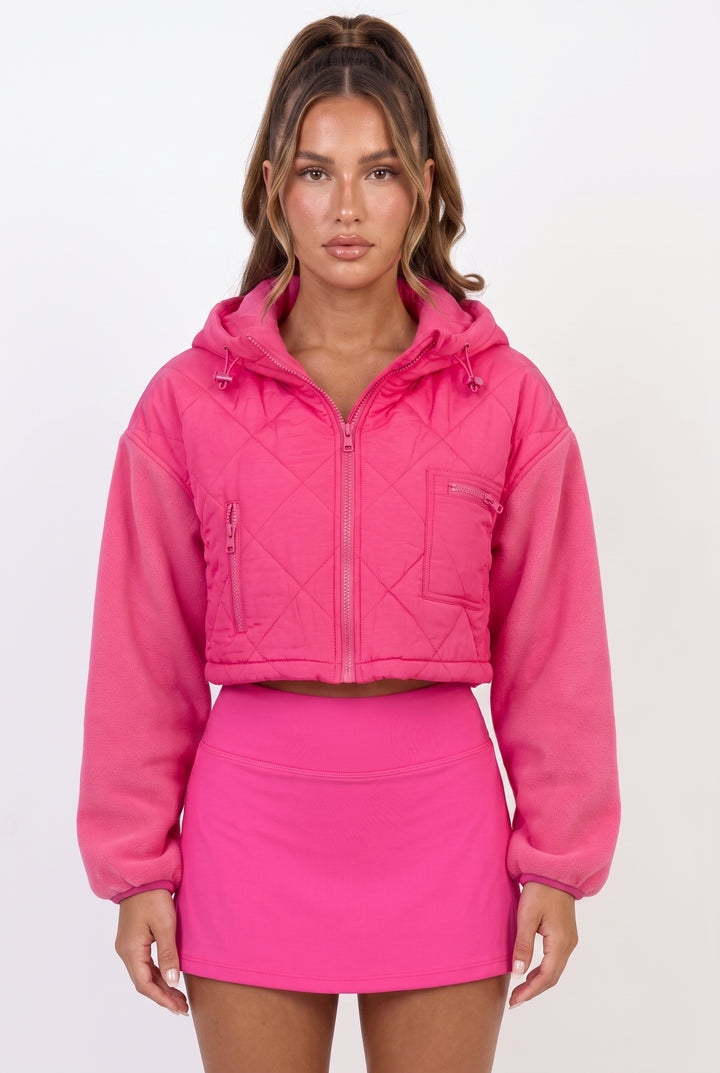 Jetset Quilted Crop Jacket