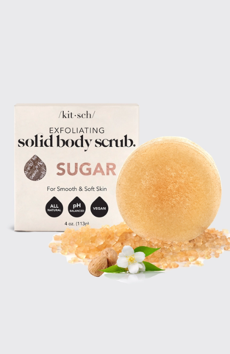 KITSCH Sugar Exfoliating Body Scrub Bar