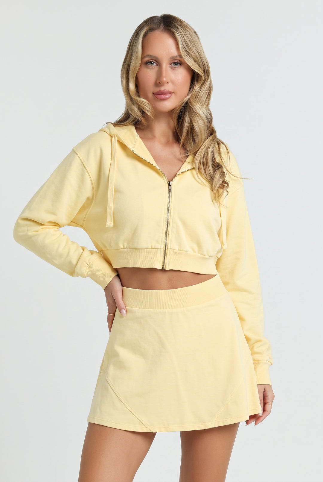 Lemon Sorbet Crop Jacket