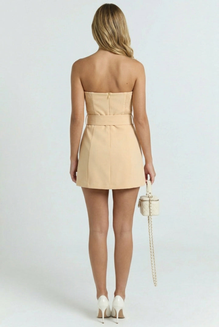 Luncheon Belted Mini Dress